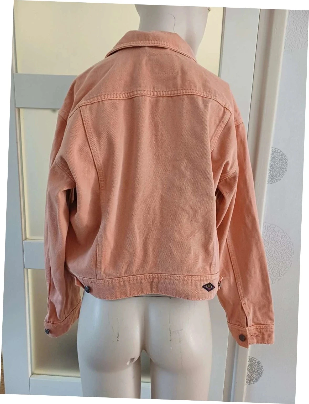 Chaqueta de mezclilla Superdry color pesca / coral pastel - T40 (L) – photo 2
